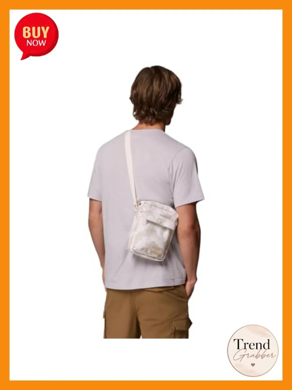 Unisex Adjustable Polyester Side Bag with Zipper